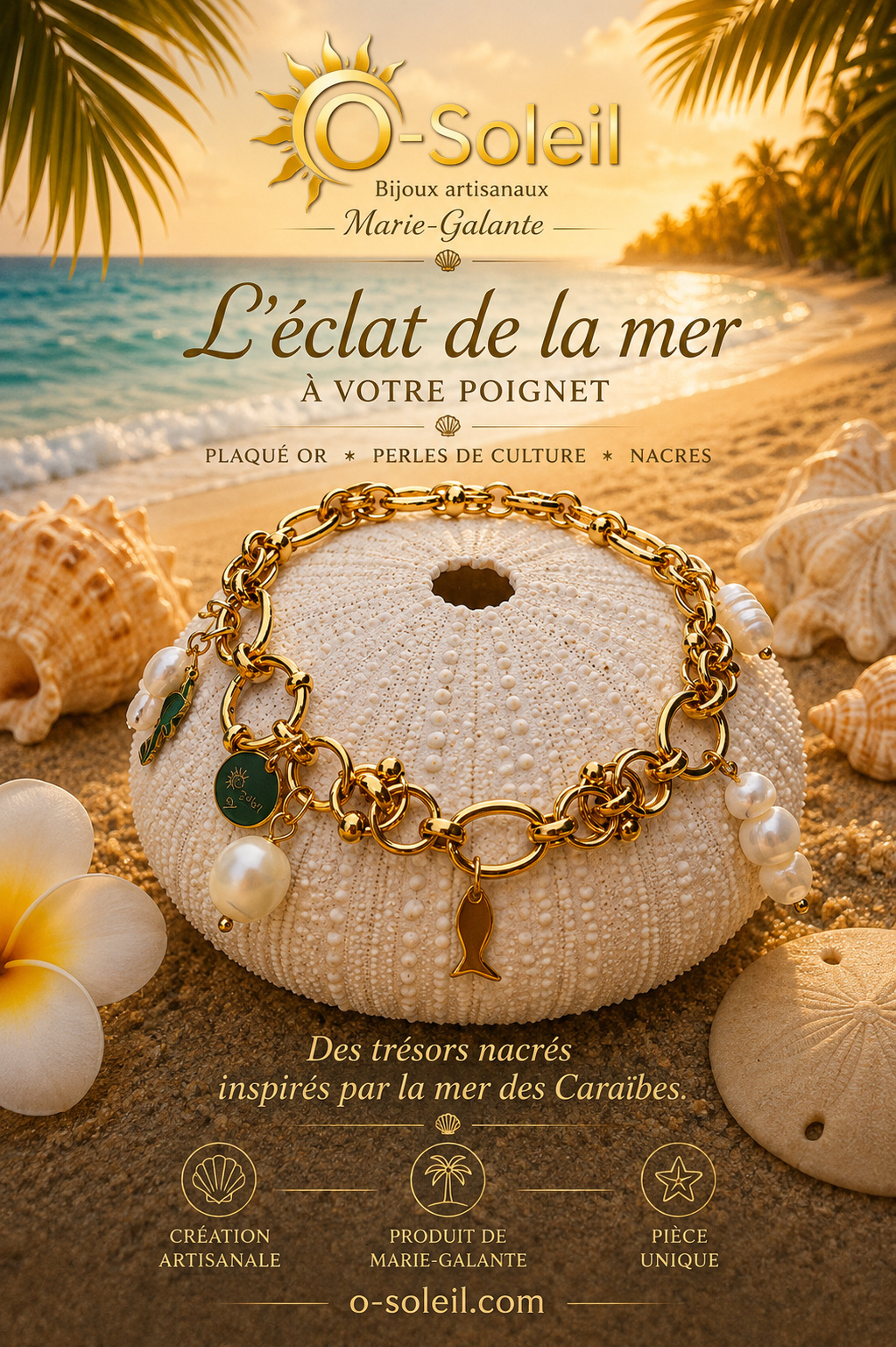 Œuvre présentée 5 — O-Soleil — atelier de bijoux à Marie-Galante